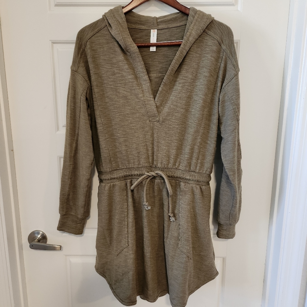 Anthropologie Daily Practice Hooded Dress